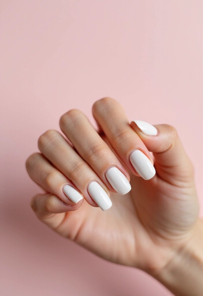 28 Clean White Nail Ideas for Minimalist - 2. Matte White Elegance