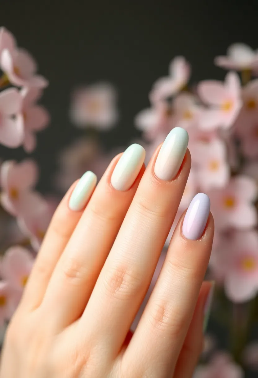 28 Clean White Nail Ideas for Minimalist - 20. White Nails with Pastel Accents