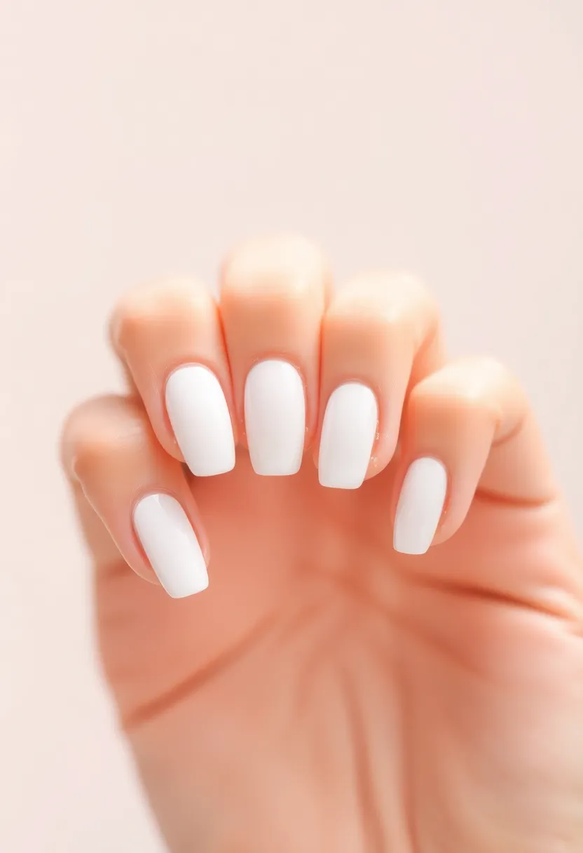 28 Clean White Nail Ideas for Minimalist - 23. Dotted French Tips