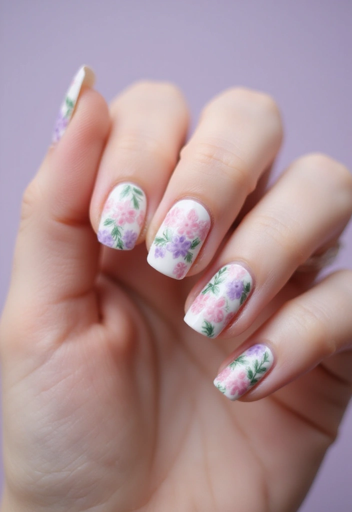 28 Creative Nail Design Ideas for Inspired Infinite Looks - 1. Botanical Bliss
