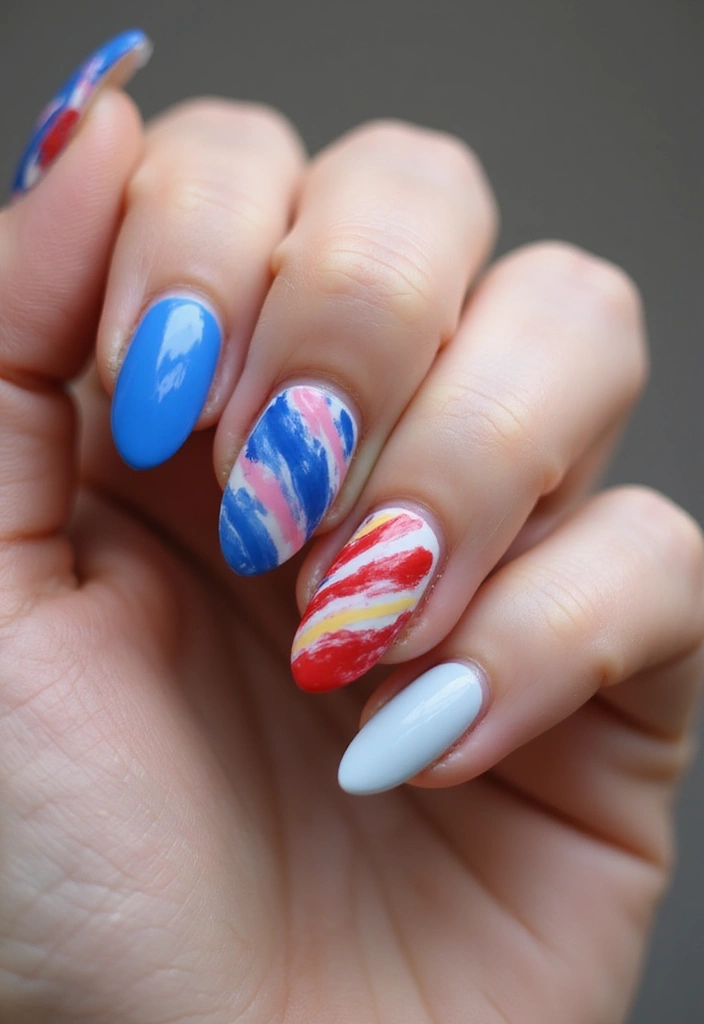 28 Creative Nail Design Ideas for Inspired Infinite Looks - 12. Artistic Brushstrokes