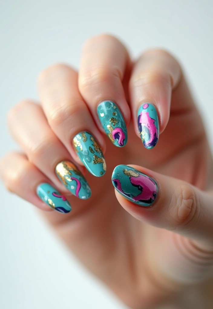 28 Creative Nail Design Ideas for Inspired Infinite Looks - 15. Abstract Art