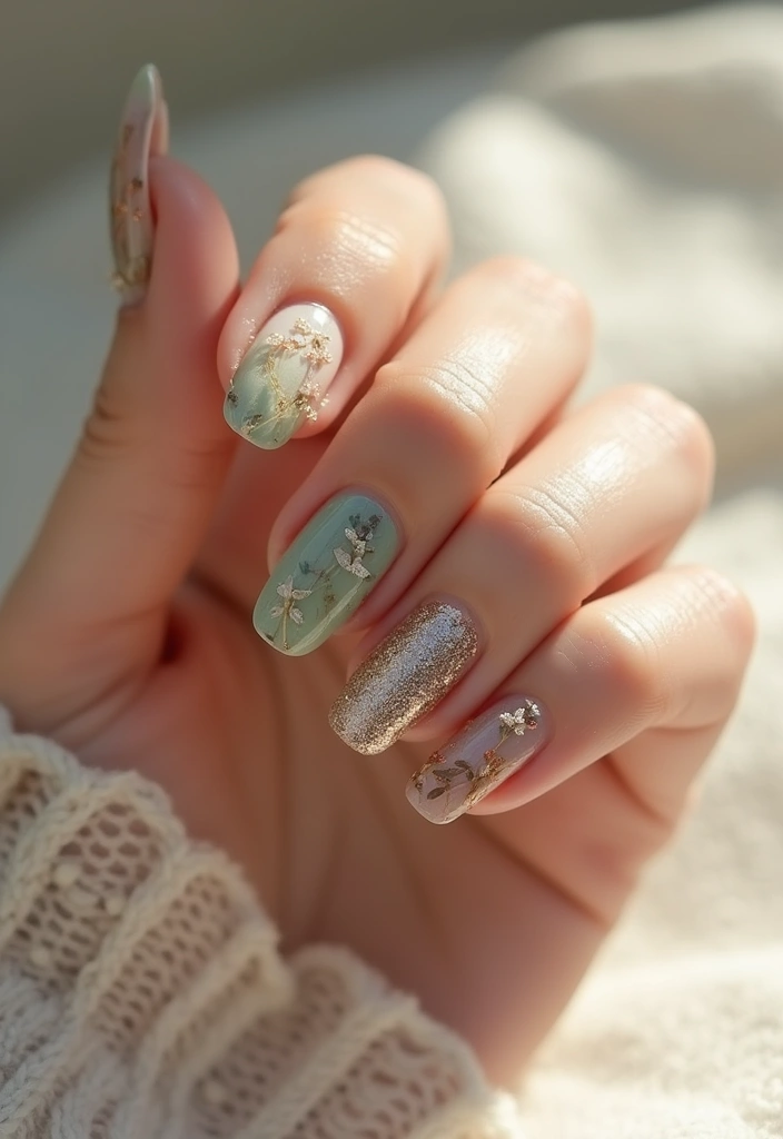 28 Creative Nail Design Ideas for Inspired Infinite Looks - 18. Eco-Chic Nails