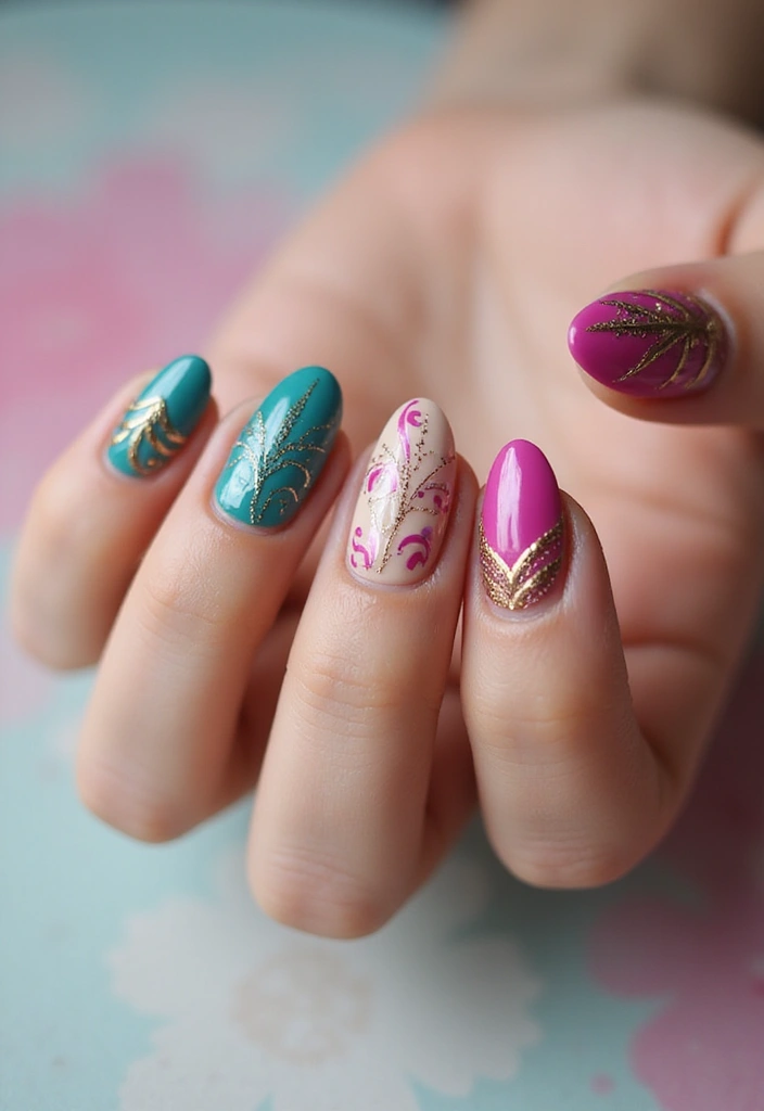28 Creative Nail Design Ideas for Inspired Infinite Looks - 26. Artistic Lines