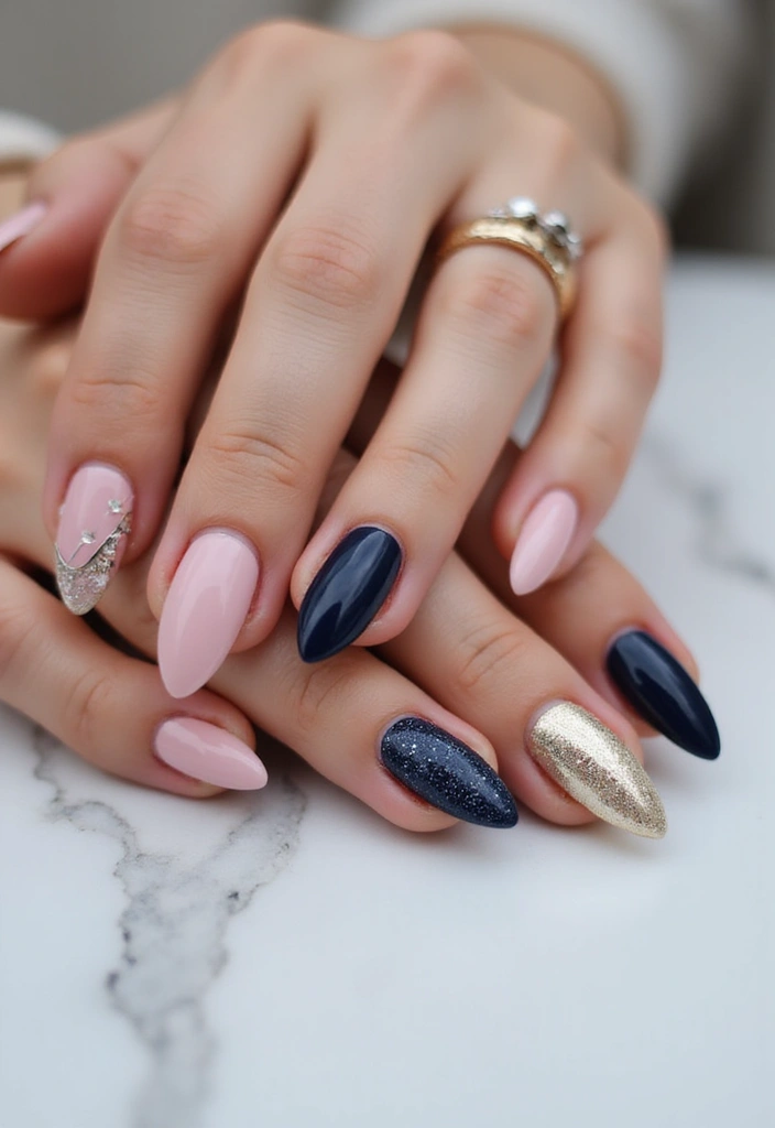 28 Creative Nail Design Ideas for Inspired Infinite Looks - 27. Chic French Tips with a Twist