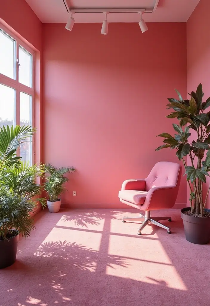 28 Dreamy Nail Room Ideas for Home - 21. Color Therapy