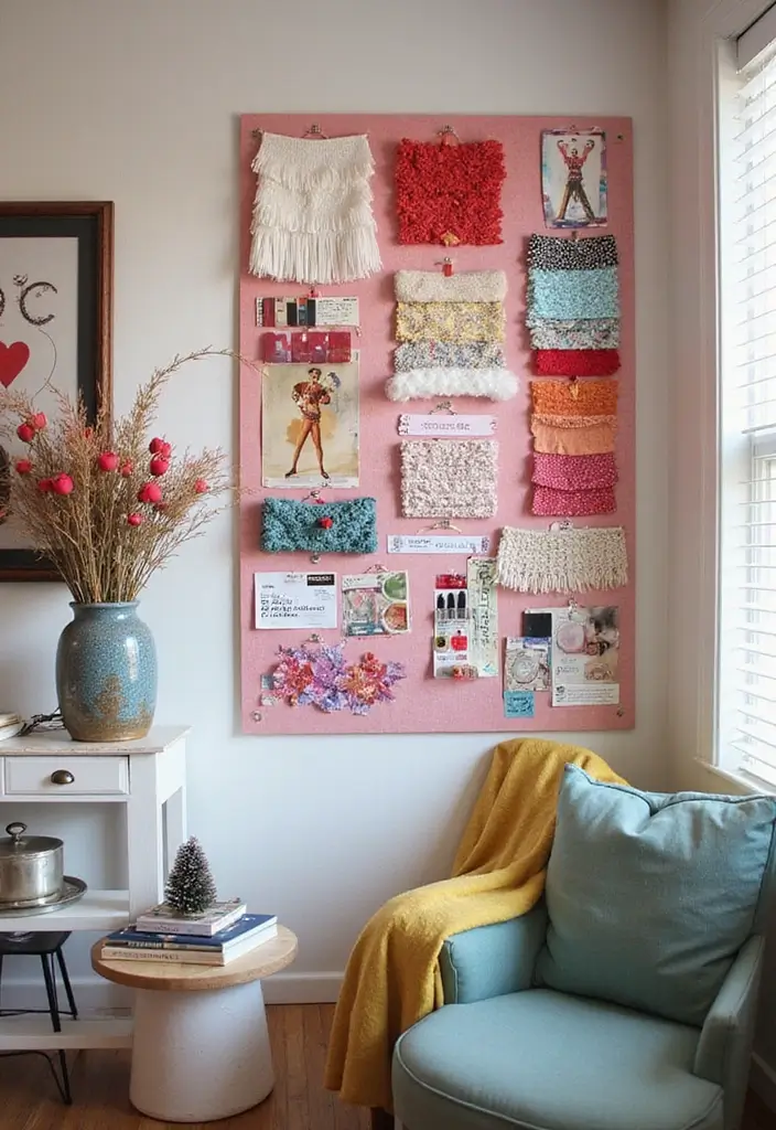 28 Dreamy Nail Room Ideas for Home - 25. Mood Board Inspiration