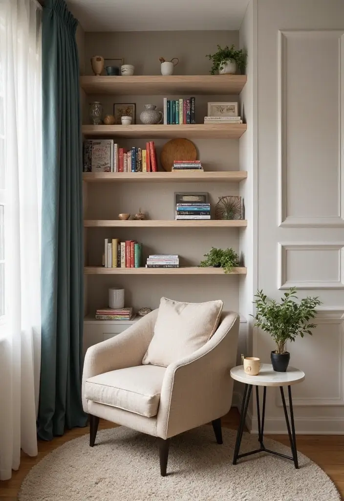 28 Dreamy Nail Room Ideas for Home - 26. Cozy Reading Corner