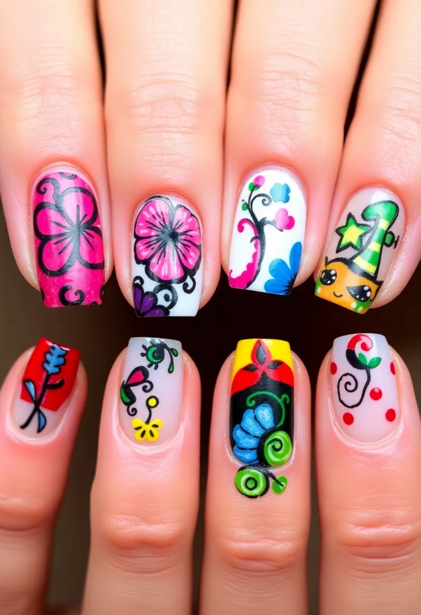 28 Essential Manicure Nail Ideas for Polished - 24. Custom Art