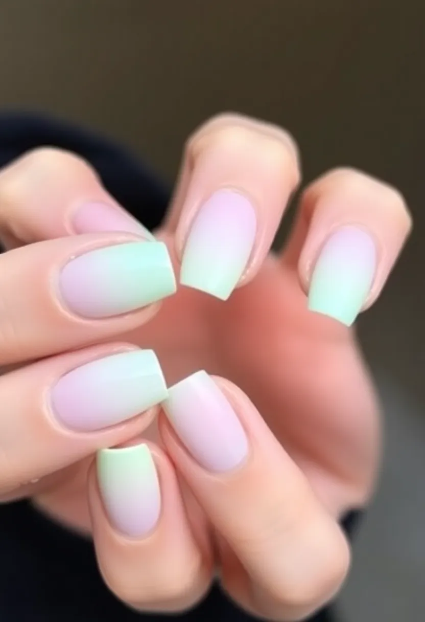 28 Essential Manicure Nail Ideas for Polished - 25. Faded Pastel