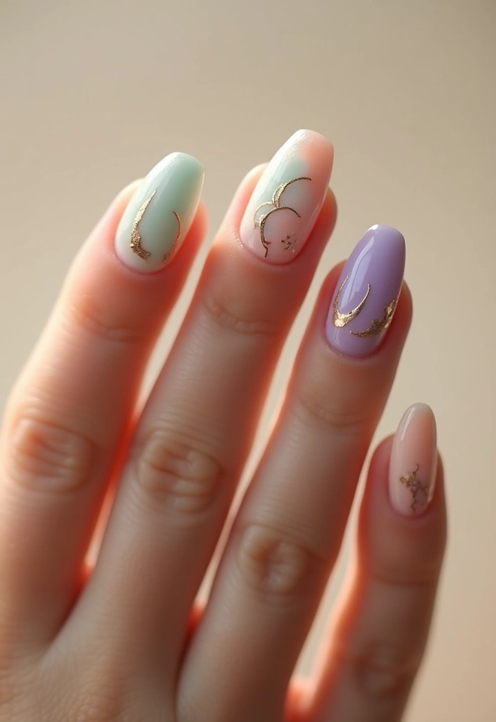 28 Essential Nail Shape Chart Ideas for Flawless Choices - 15. Crescent