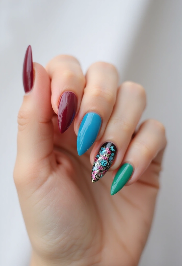 28 Essential Nail Shape Chart Ideas for Flawless Choices - 16. Rounded Point
