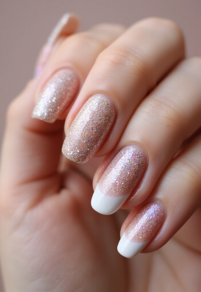 28 Innovative French Tip Nail Design Ideas for Timeless Twists - 5. Textured French Tips