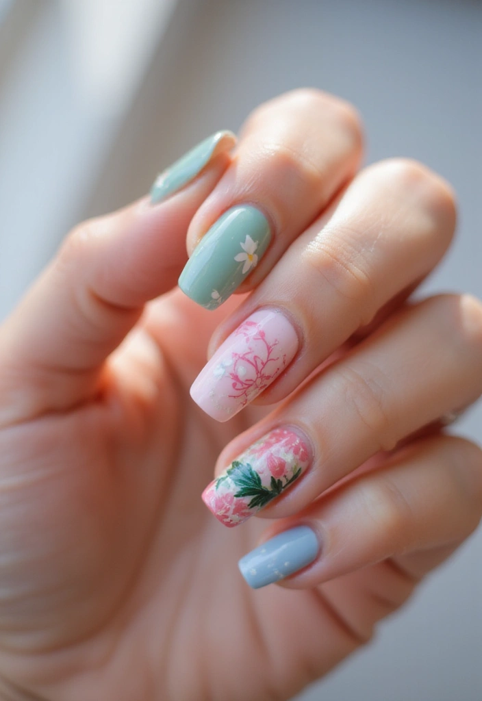 28 Medium Acrylic Nail Ideas for Versatile Beauty - 28. Inspirational Quotes with Eco-Friendly Designs