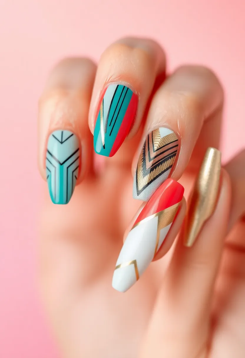 28 Natural Nail Ideas for Healthy Shining Simplicity - 15. Simple Nail Art with Tape