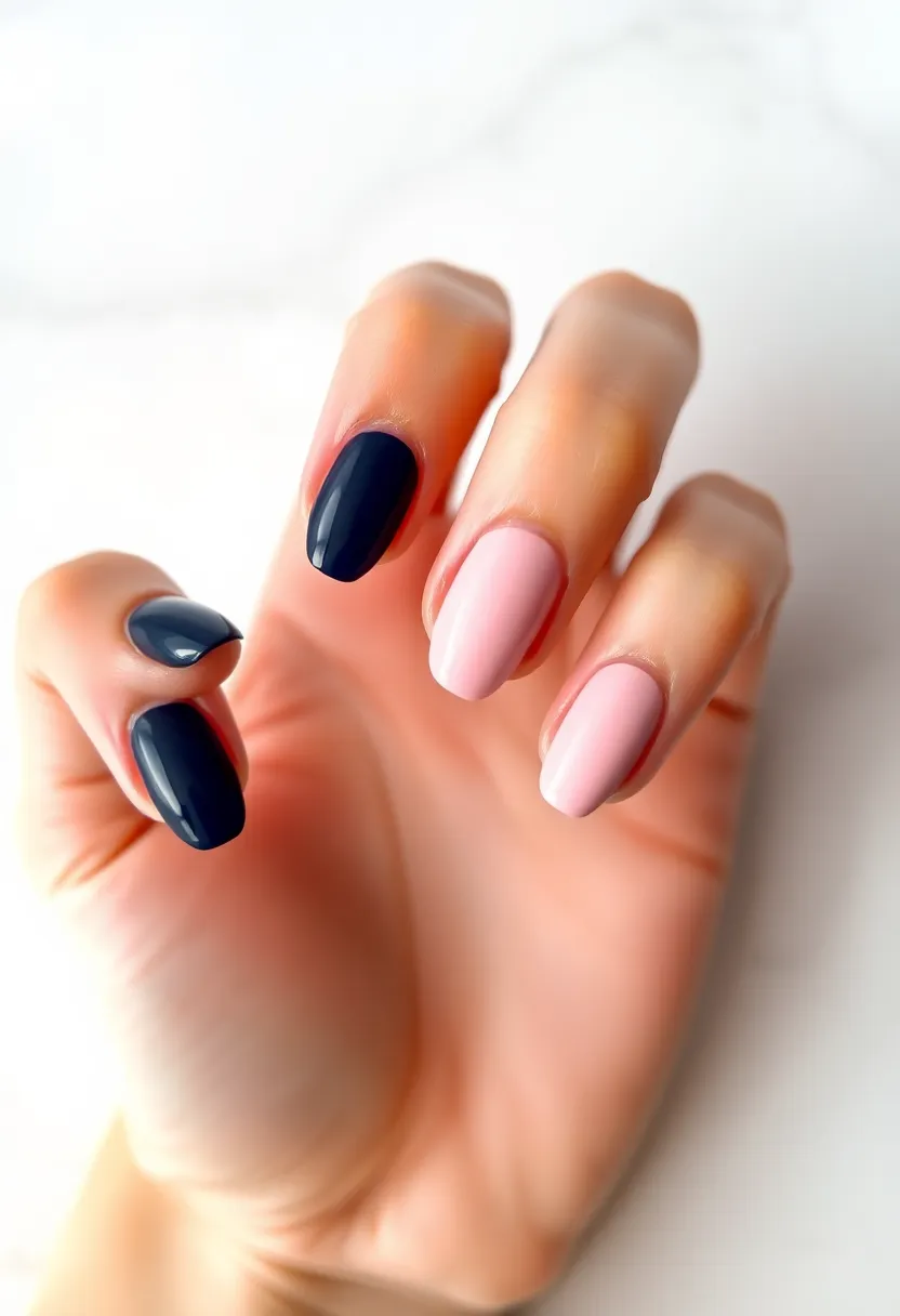28 Natural Nail Ideas for Healthy Shining Simplicity - 22. Half Moon Manicure