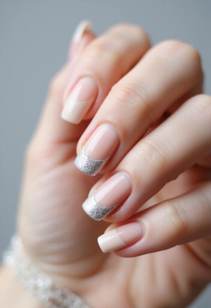 28 Natural Nail Ideas for Healthy Shining Simplicity - 4. Subtle Glitter Accent