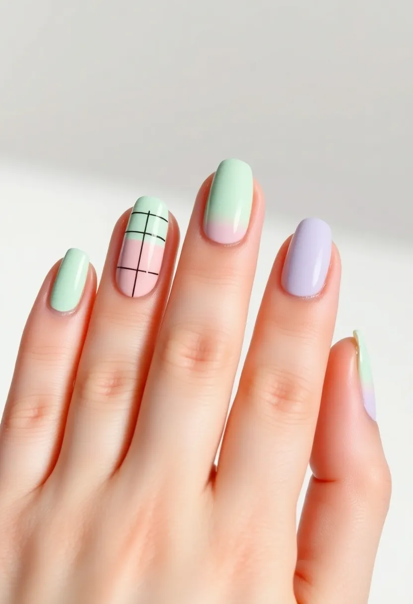 28 Natural Nail Ideas for Healthy Shining Simplicity - 7. Minimalist Nail Art Stickers