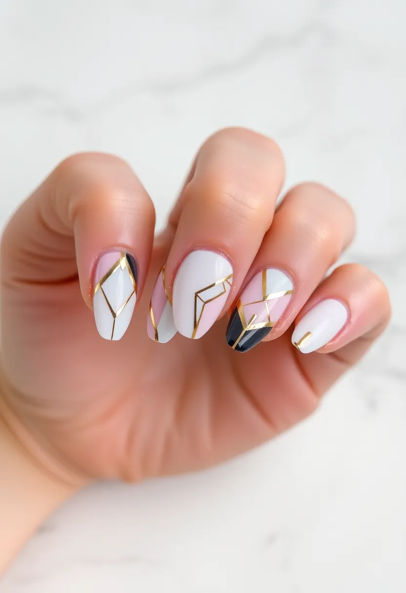 28 Natural Nail Ideas for Healthy Shining Simplicity - 9. Negative Space Nails