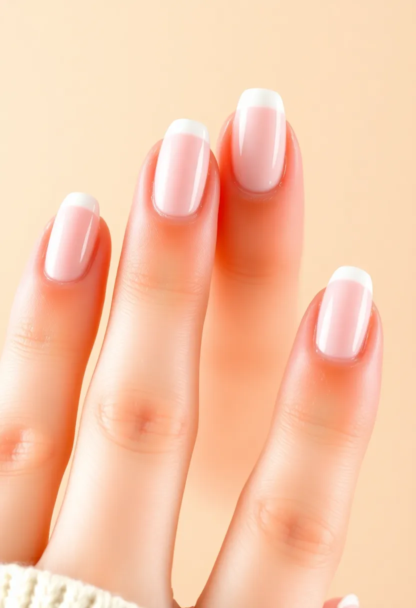 28 Shiny Chrome Nail Ideas for Futuristic Glam - 9. Chrome French Manicure