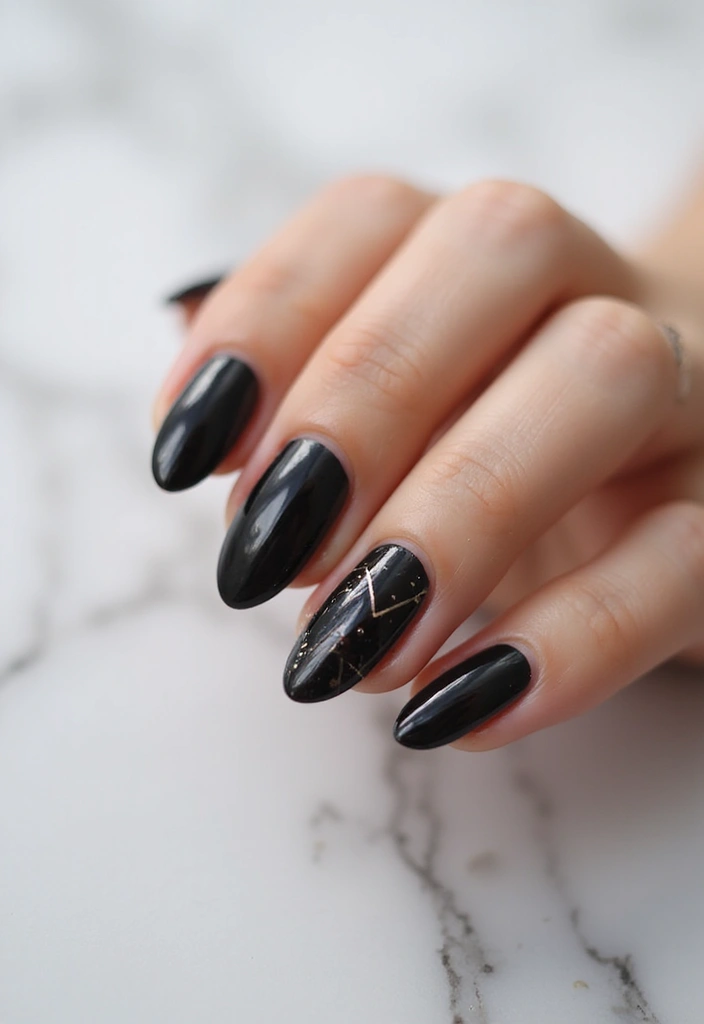 28 Simple Nail Inspo for Minimalist Magic That Wows - 14. Classic Black