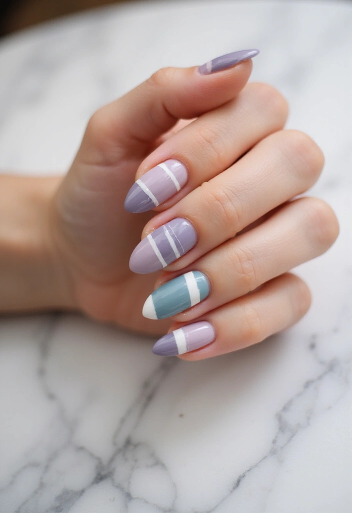 28 Simple Nail Inspo for Minimalist Magic That Wows - 15. Simple Stripe