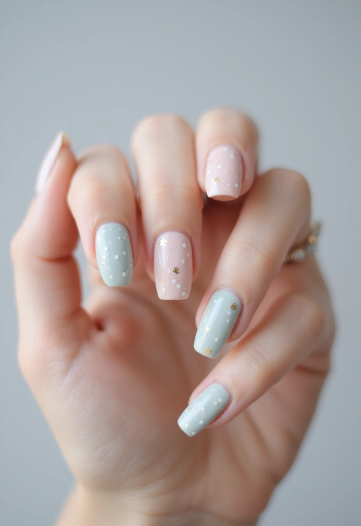 28 Simple Nail Inspo for Minimalist Magic That Wows - 16. Subtle Dots