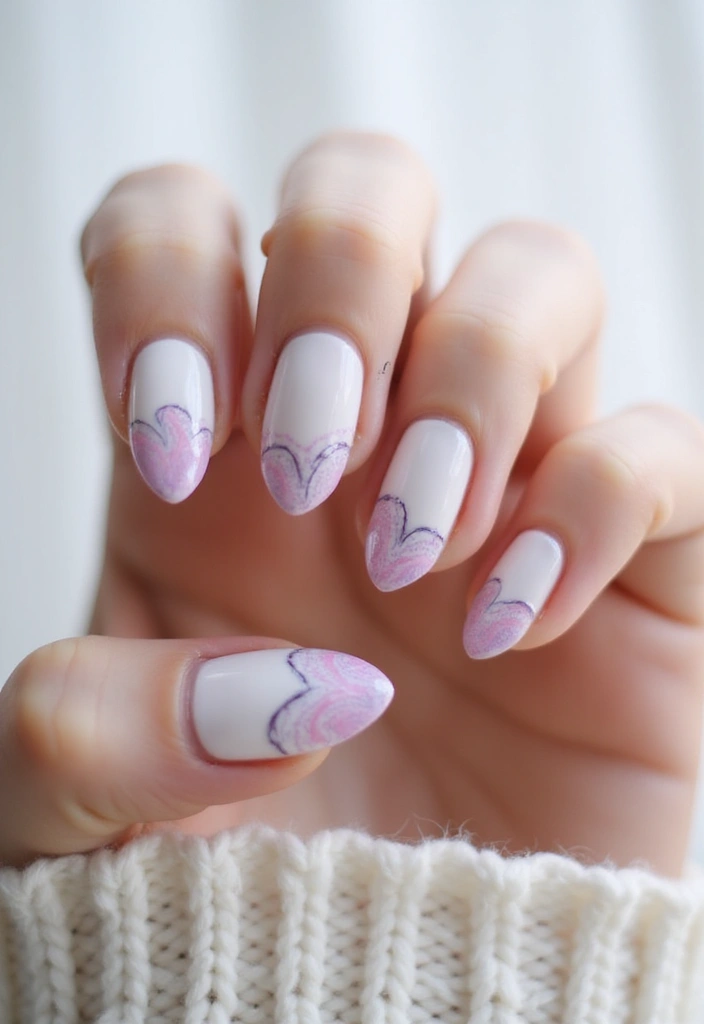 28 Simple Nail Inspo for Minimalist Magic That Wows - 17. Whimsical Waves