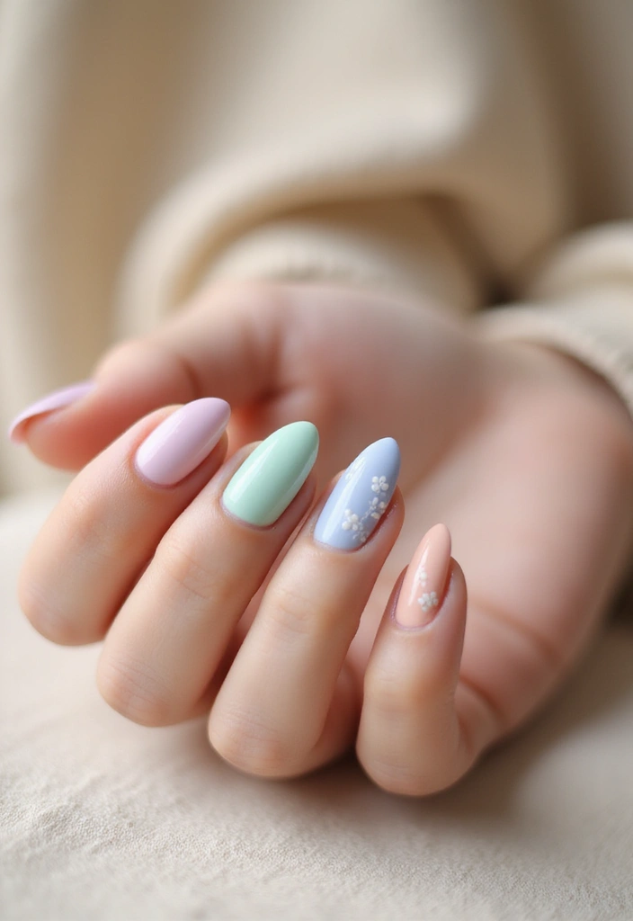 28 Simple Nail Inspo for Minimalist Magic That Wows - 2. Soft Pastel Palette