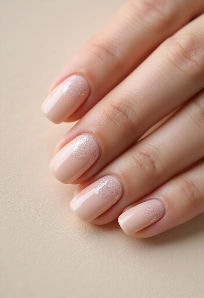 28 Simple Nail Inspo for Minimalist Magic That Wows - 25. Subtle Shimmer