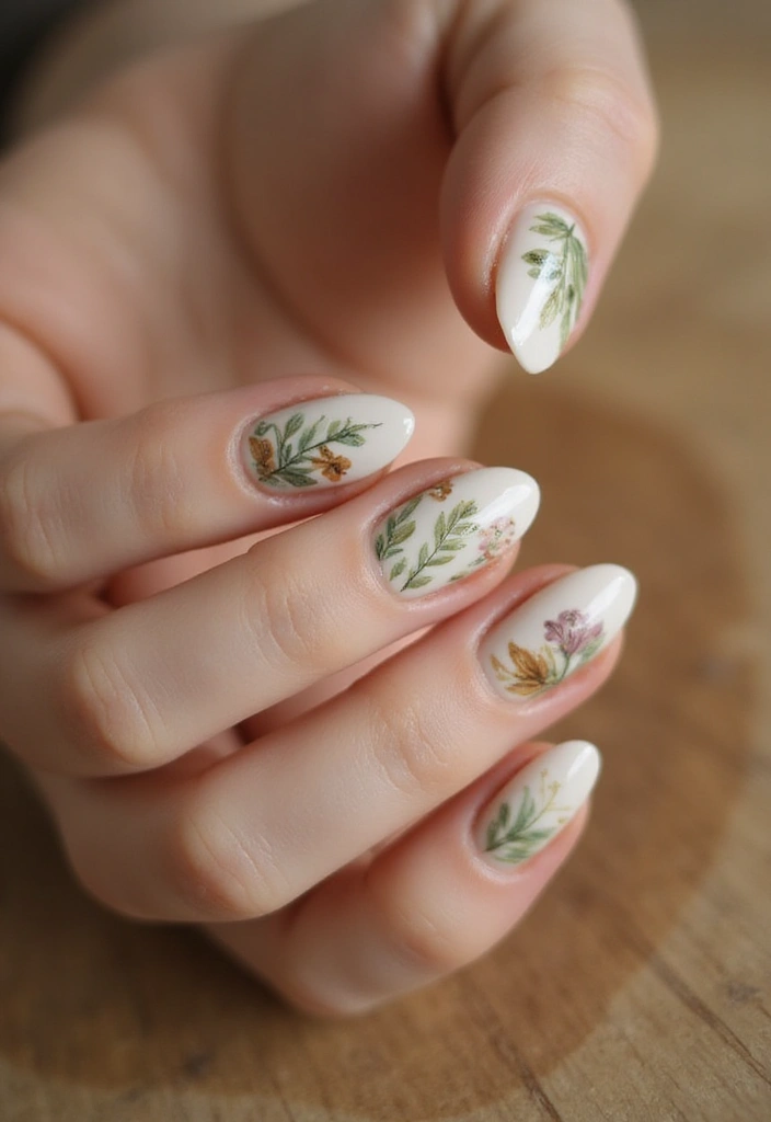 28 Simple Nail Inspo for Minimalist Magic That Wows - 8. Nature-Inspired Nails