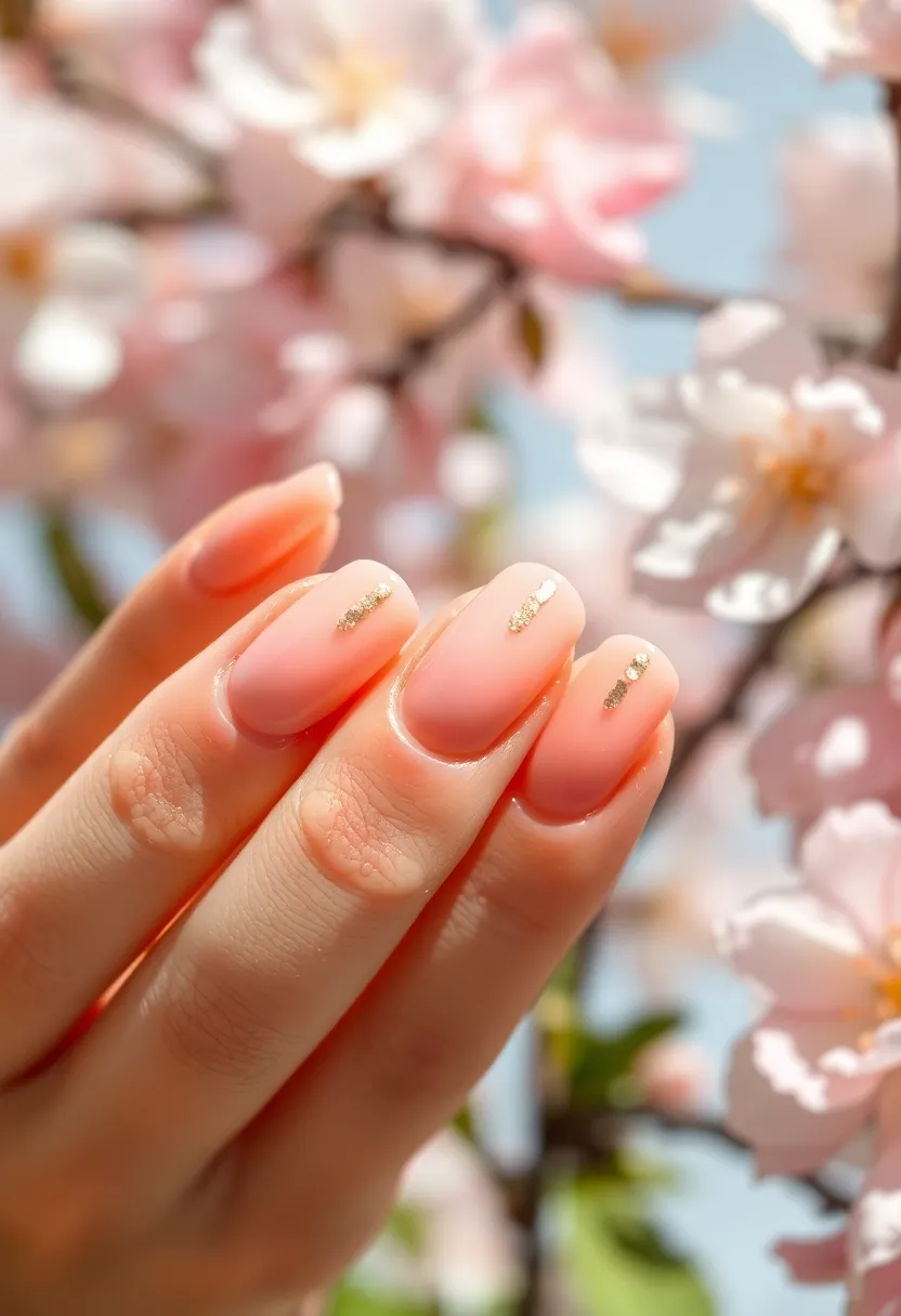 28 Spring 2025 Nail Ideas for Blooming - 27. Sun-Kissed Glaze
