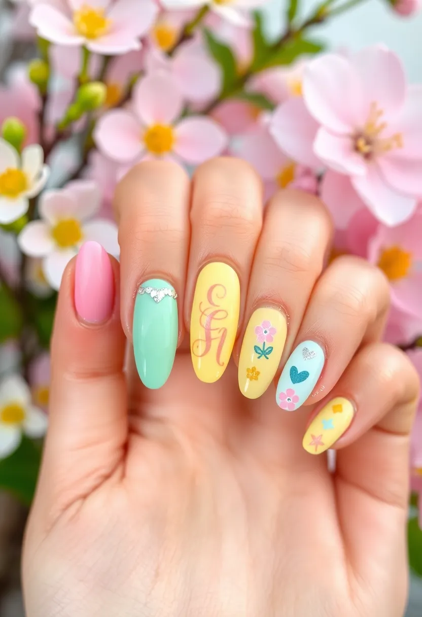 28 Spring 2025 Nail Ideas for Blooming - 28. Personalized Nail Art