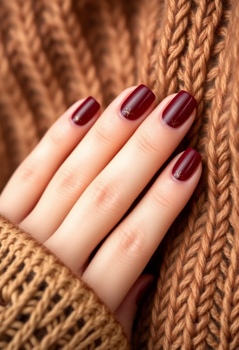 30 Acrylic Christmas Nail Ideas for Holiday - 13. Holiday Sweater Patterns