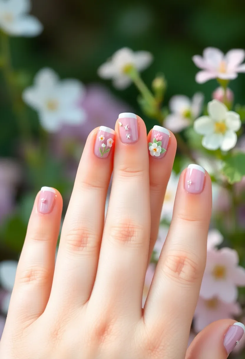 30 Adorable Cute Nail Ideas for Kids' Playful Adventures - 27. Nature Inspired