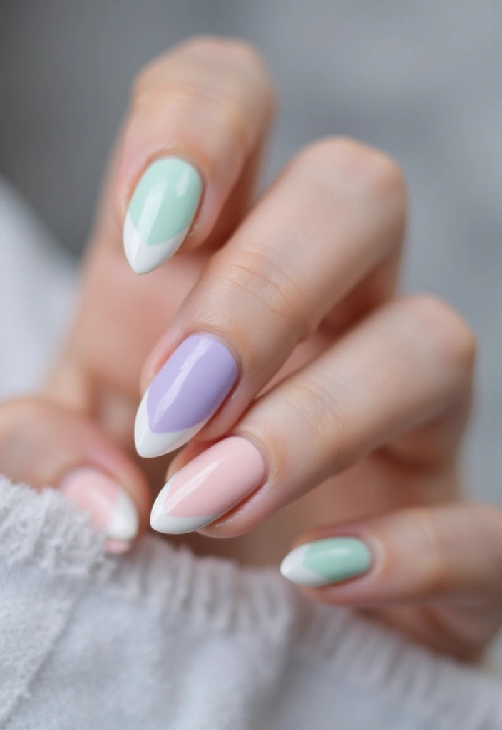 30 Almond Nail Inspo for Sleek Sophistication - 1. Classic French Tip Twist