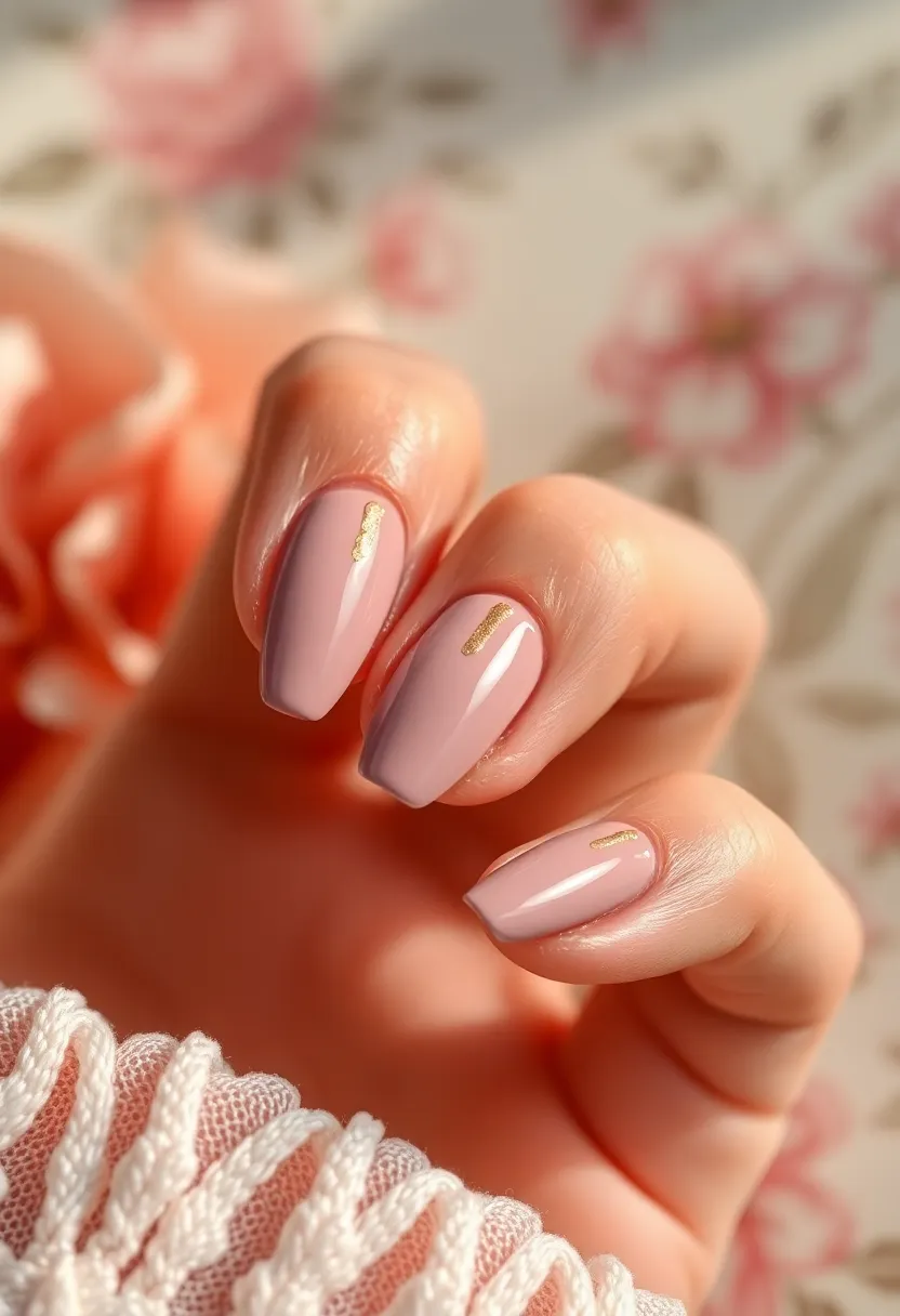 30 Almond Nail Inspo for Sleek Sophistication - 30. Chic Gradient Floral