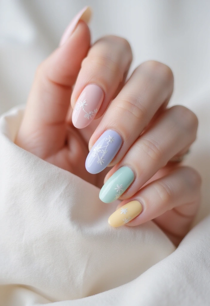 30 Almond Nail Inspo for Sleek Sophistication - 6. Classy Nude with Gold Foil