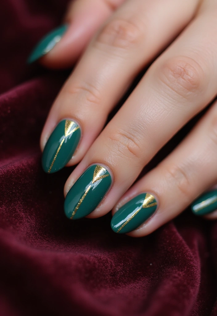 30 Almond Nail Inspo for Sleek Sophistication - 7. Classy Black and White Contrast
