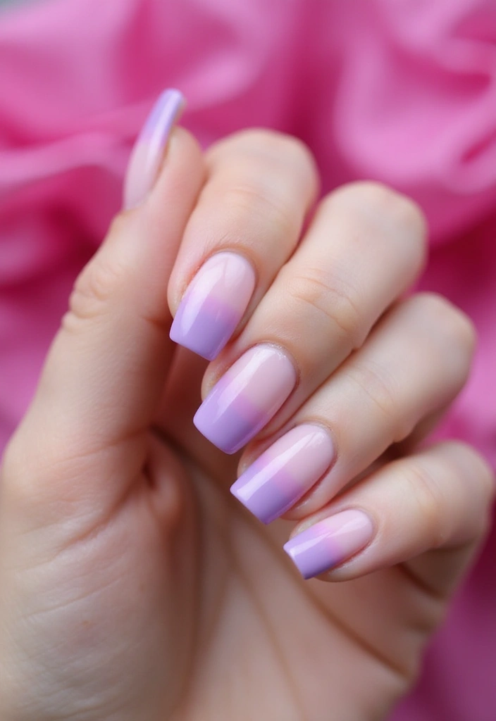 30 Classic Acrylic French Tip Nail Ideas for Eternal Chic - 5. Ombre French Tips