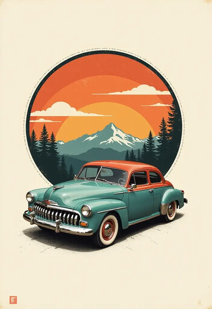 30 Creative Nail Logo Ideas for Branding - 11. Retro Styles