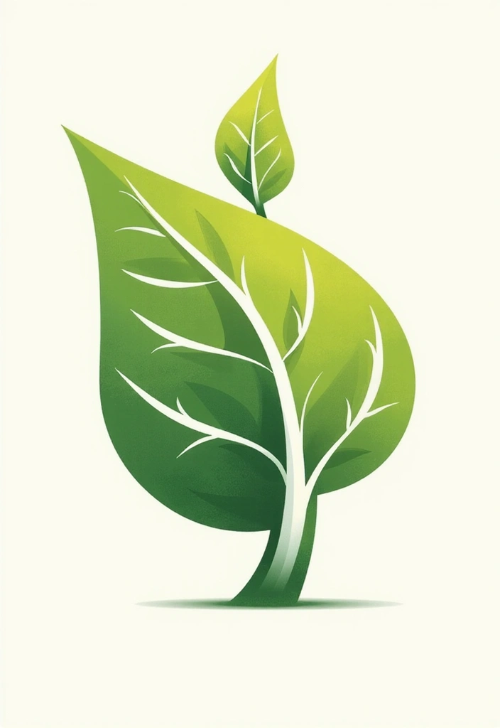 30 Creative Nail Logo Ideas for Branding - 27. Nature’s Elements