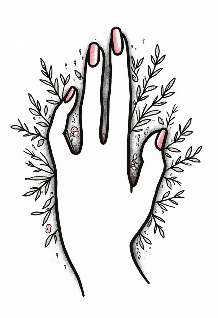 30 Creative Nail Logo Ideas for Branding - 6. Artisanal Hand-drawn Logos