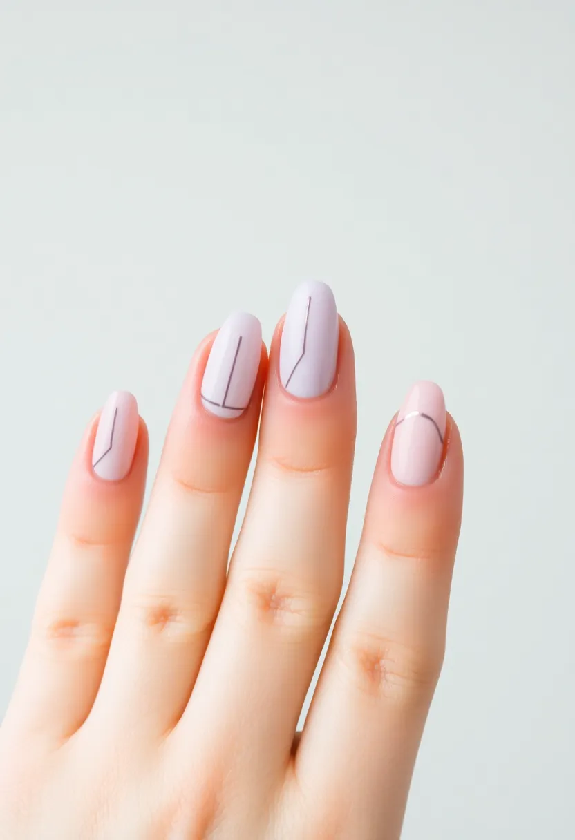 30 Easy Nail Art Design Ideas for Beginners' Instant Wins - 10. Minimalist Lines