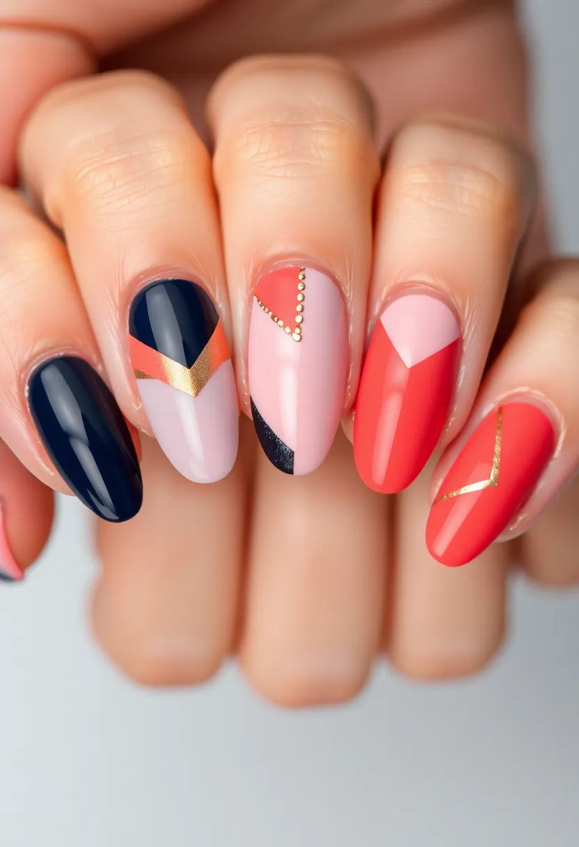 30 Easy Nail Art Design Ideas for Beginners' Instant Wins - 16. Two-tone Designs