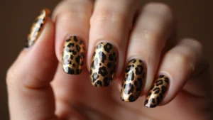 30 Fierce Cheetah Print Nail Ideas for Wild