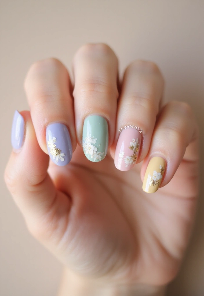 30 Fresh Spring Nail Inspirations for Blooming Beauty and Bold Vibes - 1. Pastel Petals