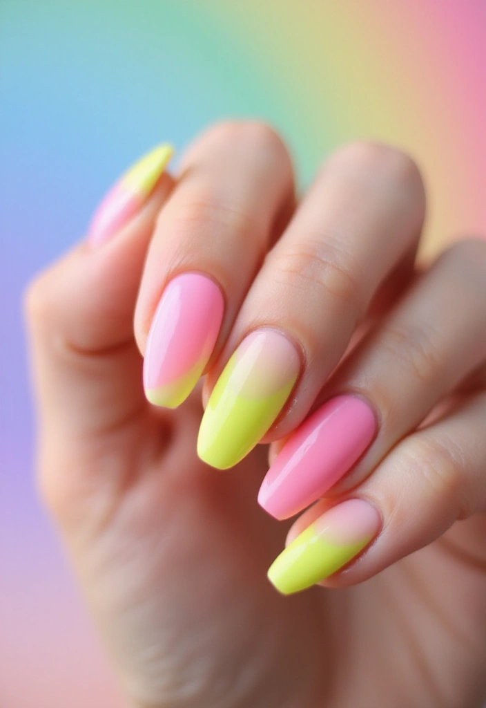 30 Freshly Done Nail Ideas for Post-Salon - 1. Glowing Ombre Delight