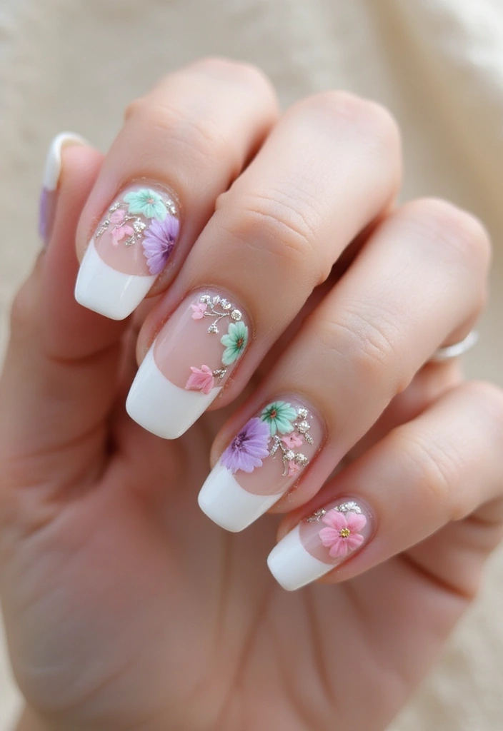 30 Freshly Done Nail Ideas for Post-Salon - 14. Vintage French Twist