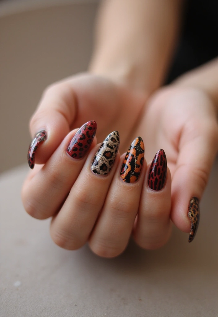 30 Freshly Done Nail Ideas for Post-Salon - 27. Divine Animal Prints